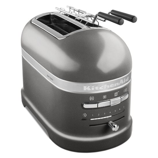 KitchenAid - 1250 W-os Artisan - Medallion Silver - 2 nyílásos kenyérpirító