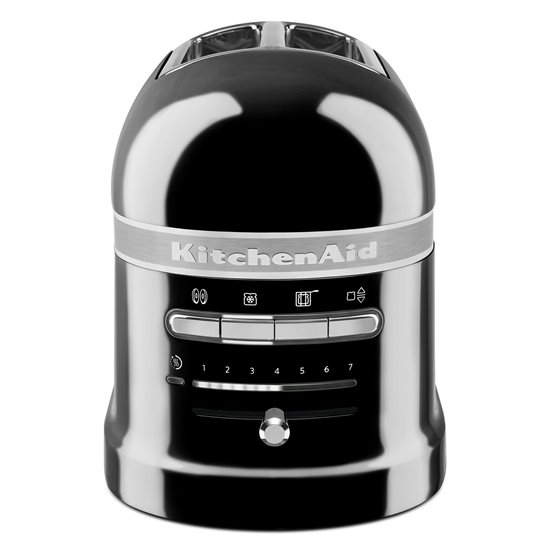 KitchenAid - 1250 W-os Artisan - Onyx Black - 2 nyílásos kenyérpirító