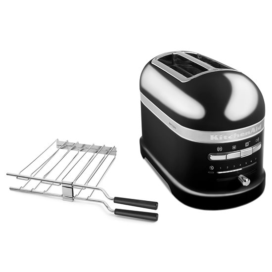 KitchenAid - 1250 W-os Artisan - Onyx Black - 2 nyílásos kenyérpirító