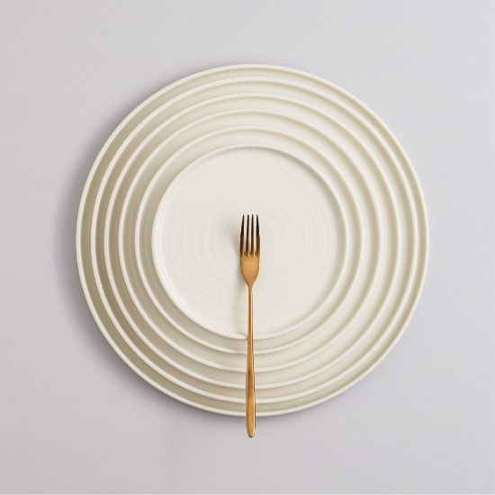 Porcelán tányér, 32,5 cm, "Alumilite Anillo" - Porland