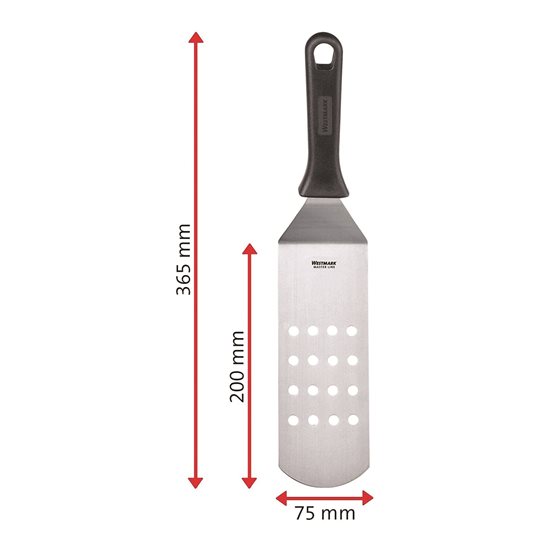 Perforált spatula "Master Line", 20 x 7,5 cm, rozsdamentes acél - Westmark