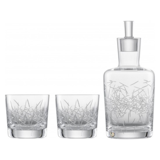 Schott Zwiesel "Glace" Dekanter és 2 whiskys pohár készlet