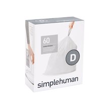 Simplehuman - D kódú 60 db / 20 L -es műanyag szemeteszsákok