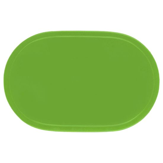 "Fun" ovális asztali szőnyeg, 45,5 x 29 cm, vinil, zöld - Saleen