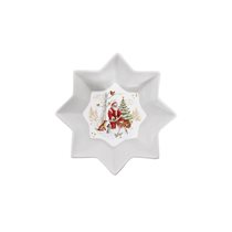 Nuova R2S - 20 cm-es porcelán tál - "KARÁCSONYI EMLÉKEK" motivummal