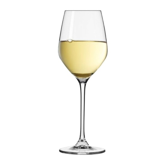 6 darabos fehérboros pohárkészlet, kristályüvegből, 340 ml, "Splendour" - Krosno