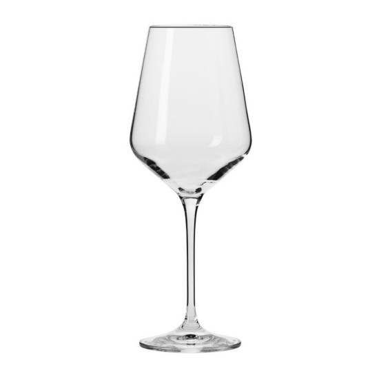 6 darabos fehérboros pohárkészlet, kristályüveg, 450 ml, "Avant-Garde" - Krosno