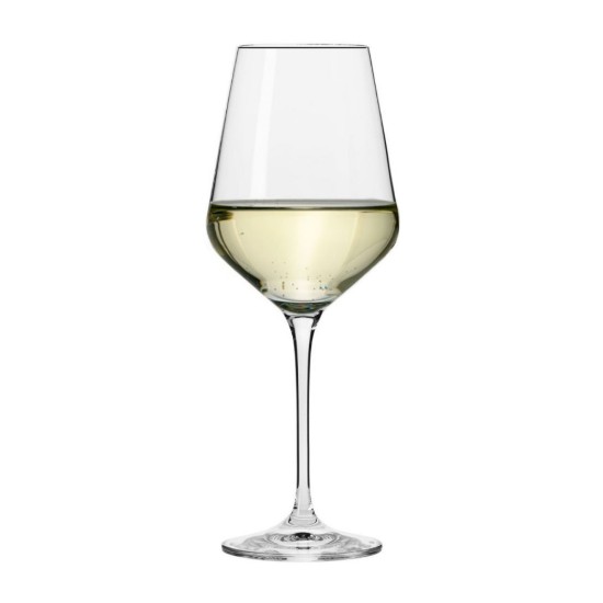 6 darabos fehérboros pohárkészlet, kristályüveg, 450 ml, "Avant-Garde" - Krosno