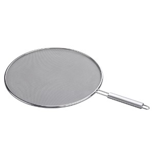 Rozsdamentes acél fröccsenésvédő paraván, 28 cm - Zokura