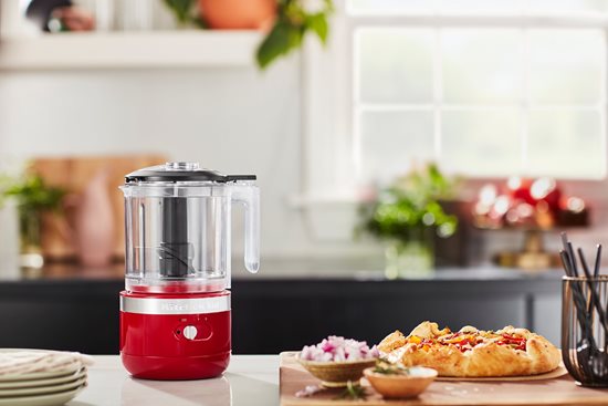 KitchenAid - 1,18 literes vezeték nélküli - Empire Red (bíbor vörös) aprító