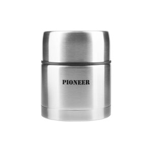 Grunwerg "Pioneer" hőszigetelt tartály leveshez, 500 ml, ezüst