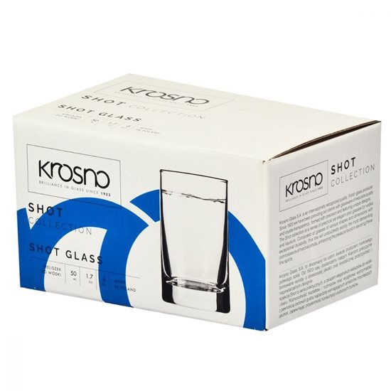 Krosno -  50 ml-es 6 db-os stampedli pohár készlet