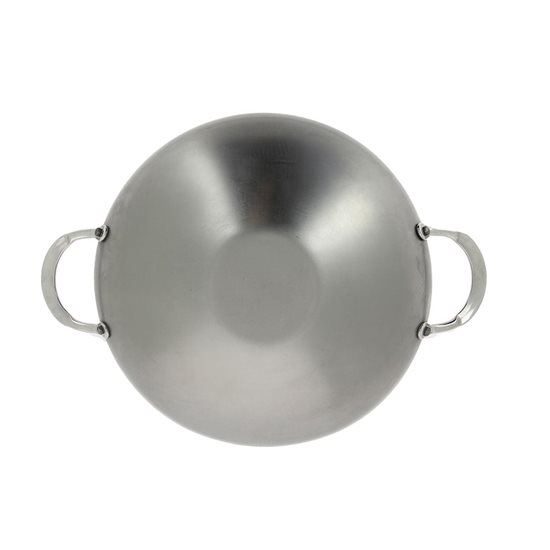 "Mineral B" wok serpenyő 2 füllel, 32 cm - "de vevő"