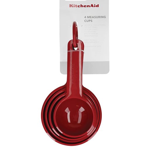 KitchenAid - 4 db-os mérőpohár készlet, Empire Red