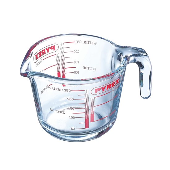 Boroszilikát üvegből készült fokozatos bögre, "Classic", 250 ml – Pyrex