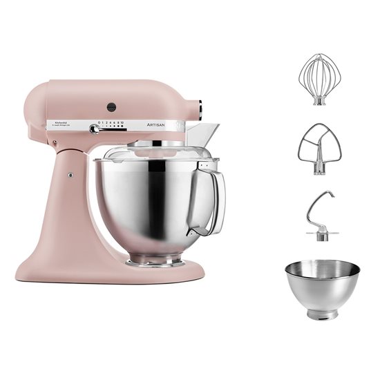 KitchenAid - Artisan Robotgép, 4.8L, 185-ös modell, Feather Pink