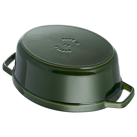 Staub - 33 cm / 6.7 litres Basil - Ovális Cocotte öntöttvas fazék