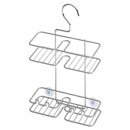 Tekno Tel - 13 x 27 x 42 cm - es 2 szintes fürdőszoba állvány függőrendszerrel