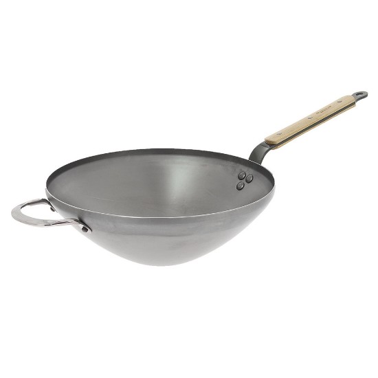 de Buyer Wok serpenyő 32 cm "Mineral B Bois"