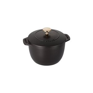 Staub Cocotte edény rizsnek 16 cm/1,75 l, Fekete