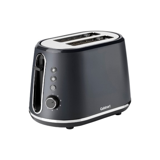 Cuisinart - 900 W-os 2 rekeszes szénszürke kenyérpirító