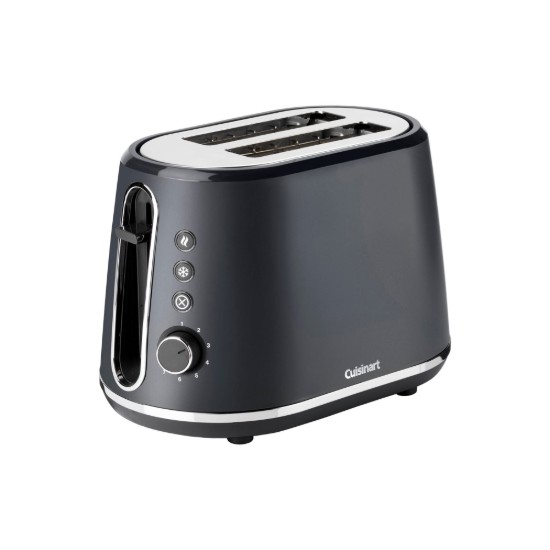 Cuisinart - 900 W-os 2 rekeszes szénszürke kenyérpirító