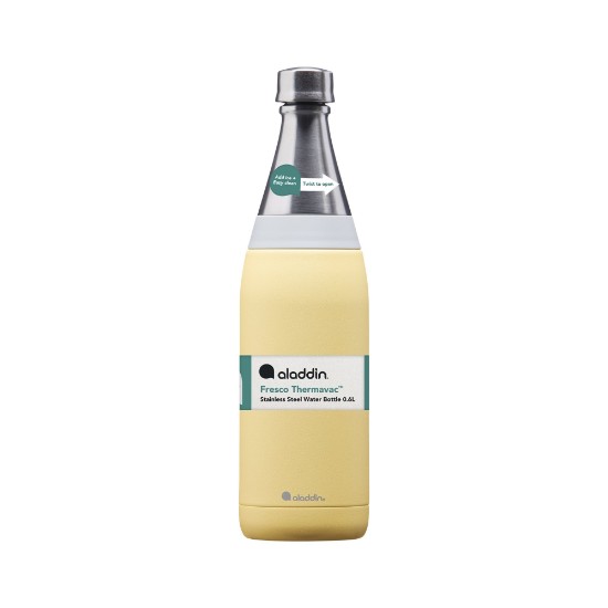 Aladdin - 600 ml-es Lemon Yellow rozsdamentes acél palack - Thermavac