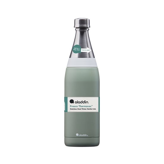 Aladdin - 600 ml-es Sage Green rozsdamentes acél palack - Thermavac