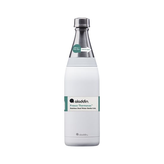 Aladdin - 600 ml-es Snowflake White rozsdamentes acél palack - Thermavac