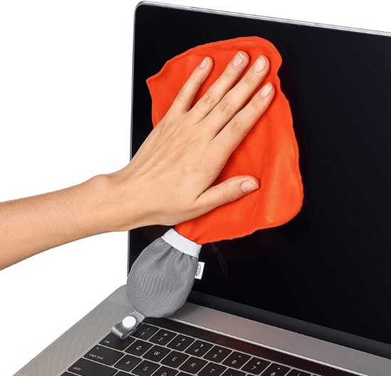 3 részes tisztítókészlet billentyűzethez és laptop képernyőjéhez, nylonhoz és mikroszálas - OXO