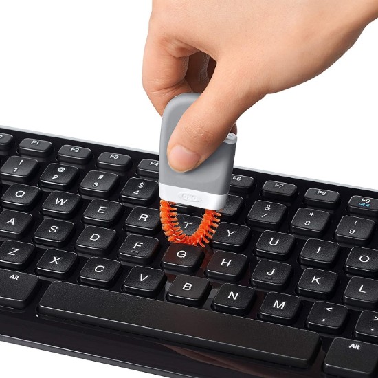 3 részes tisztítókészlet billentyűzethez és laptop képernyőjéhez, nylonhoz és mikroszálas - OXO