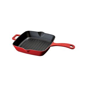 Lava grill serpenyő  20 x 20 cm, piros