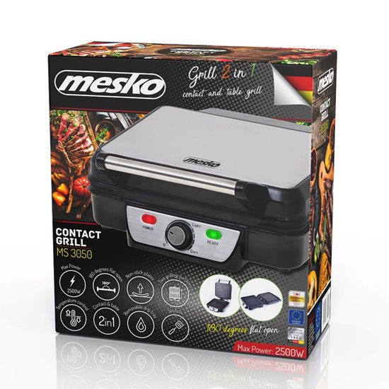 Mesko - 2500 W - os elektromos grill