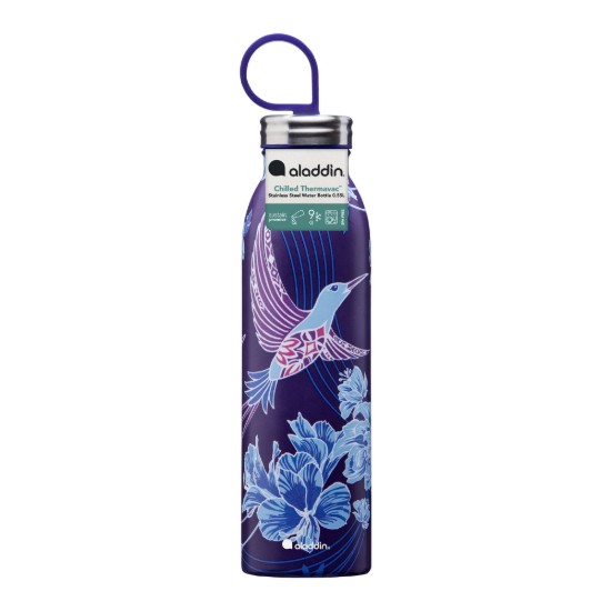 Aladdin - 550 ml-es Riverside Indigo rozsdamentes acél palack - X Naito Hűtött Thermavac