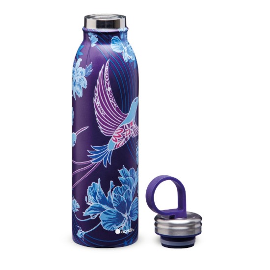 Aladdin - 550 ml-es Riverside Indigo rozsdamentes acél palack - X Naito Hűtött Thermavac