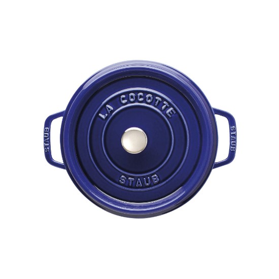 Staub cocotte fazék, öntöttvas, 24 cm/3,8 l, Dark Blue 