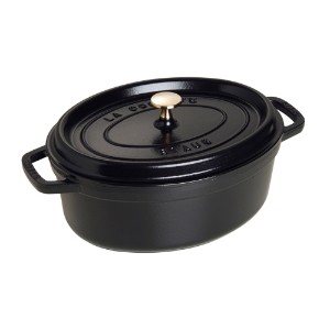 Staub ovális cocotte lábas,  31 cm / 5,5 L - Black 