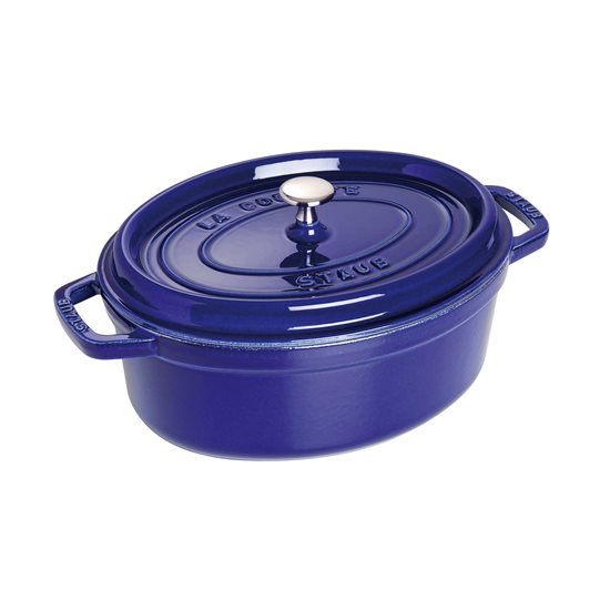 Staub ~ 29 cm / 4,2 literes, Dark Blue ovális Cocotte edény