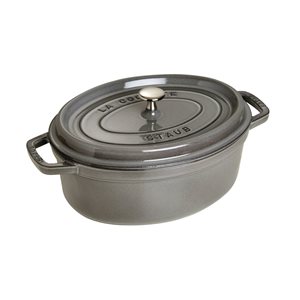 Staub ~ 29 cm / 4,2 literes, Graphite Grey ovális Cocotte edény