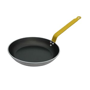 de Buyer - 24 cm-es "Choc Resto Induction" tapadásmentes serpenyő,  Sárga nyéllel