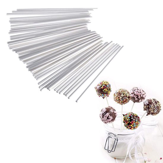 Készlet 48 evőpálcika Cake Pops, 15 cm, műanyag - Westmark