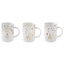 Nuova R2S "Merry Christmas" porcelán bögre, 370 ml