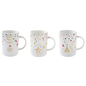Nuova R2S "Merry Christmas" porcelán bögre, 370 ml