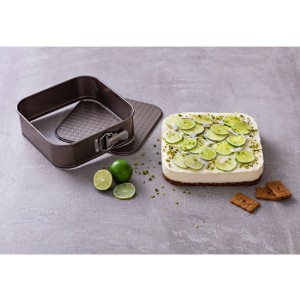 Négyzet alakú tepsi, kivehető talppal, "ASIMITRIA", 24 cm, szénacél - Pyrex