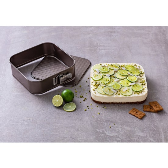 Négyzet alakú tepsi, kivehető talppal, "ASIMITRIA", 24 cm, szénacél - Pyrex