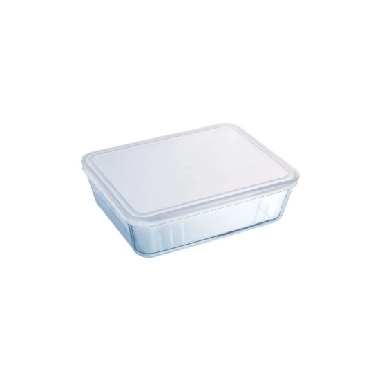 "Cook & Freeze" téglalap alakú ételtartó, hőálló üvegből, műanyag fedéllel, 1,5 L - Pyrex