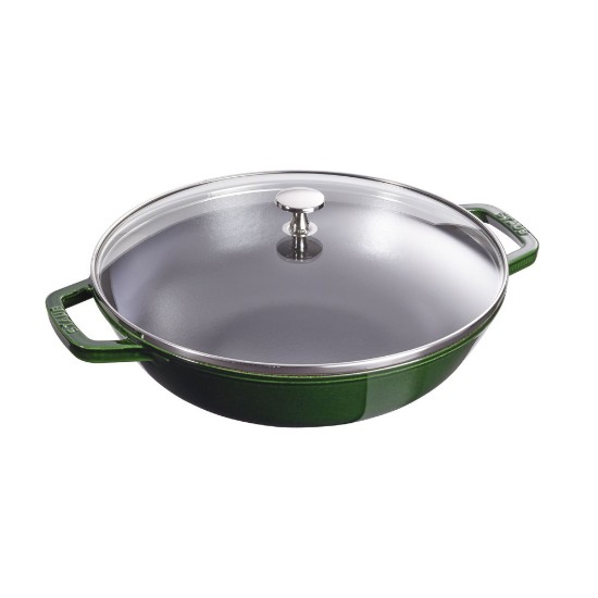 Staub wok 30 cm, öntöttvas, Basil