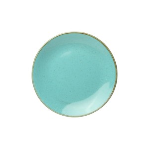 30 részes étkészlet, porcelán, "Seasons", Türkiz - Porland