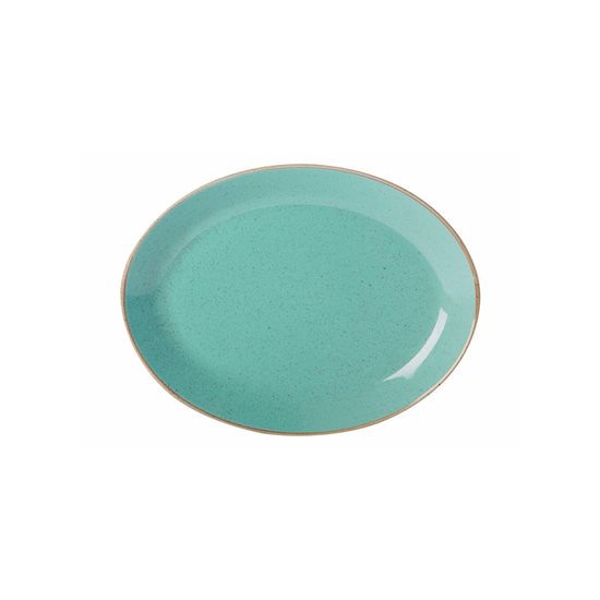30 részes étkészlet, porcelán, "Északok", Türkiz - Porland