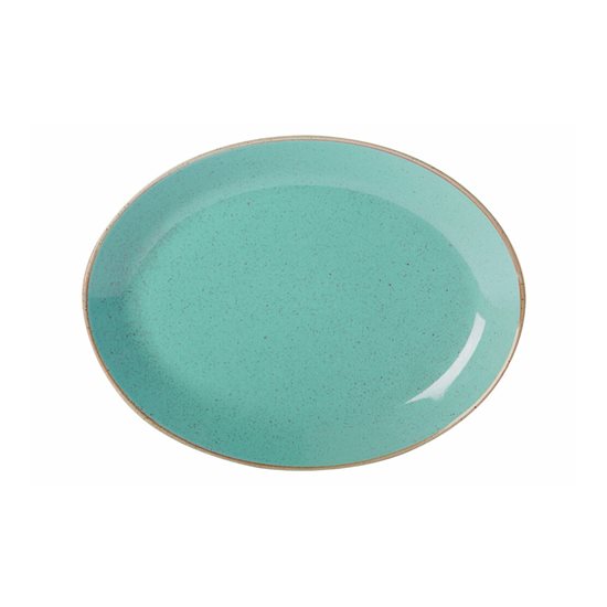 30 részes étkészlet, porcelán, "Északok", Türkiz - Porland
